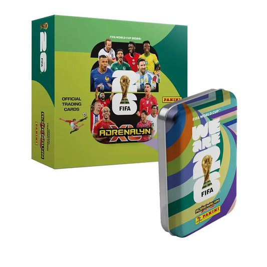 Pocket tin + Cajita 24 sobres World Cup 2026